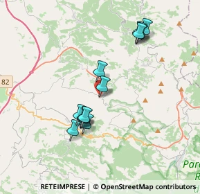 Mappa 89834 Pizzoni VV, Italia (3.7425)