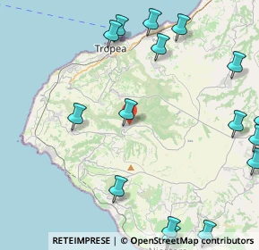 Mappa Via Indipendenza, 89864 Spilinga VV, Italia (6.5275)