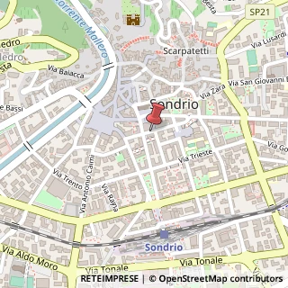 Mappa Via Cesura, 8, 23100 Sondrio, Sondrio (Lombardia)