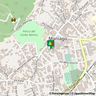 Mappa Via Umberto , 27, 33085 Maniago, Pordenone (Friuli-Venezia Giulia)