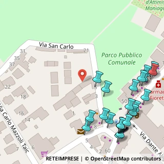 Mappa Via San Carlo, 33085 Maniago PN, Italia (0.0912)
