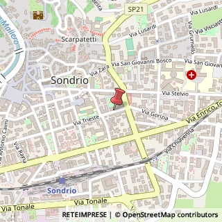 Mappa Via Giuseppe Majorana, 10, 23100 Sondrio, Sondrio (Lombardia)