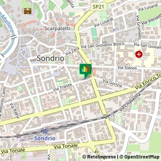 Mappa Via Giuseppe Majorana, 10, 23100 Sondrio, Sondrio (Lombardia)