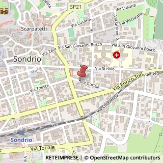 Mappa Via Gorizia, 14, 23100 Sondrio, Sondrio (Lombardia)