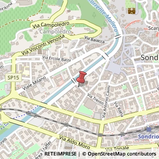 Mappa Via Trento, 81, 23100 Sondrio, Sondrio (Lombardia)
