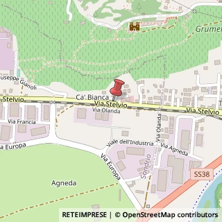 Mappa Via Stelvio, 36/a, 23100 Sondrio, Sondrio (Lombardia)