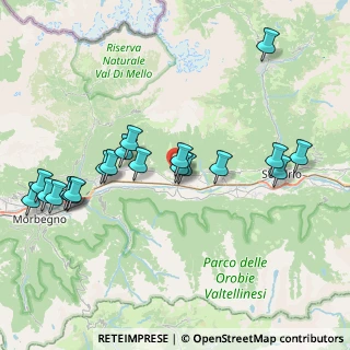 Mappa Via Singelle, 23010 Berbenno di Valtellina SO, Italia (8.336)