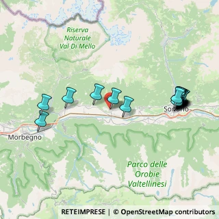 Mappa Via Singelle, 23010 Berbenno di Valtellina SO, Italia (8.8805)