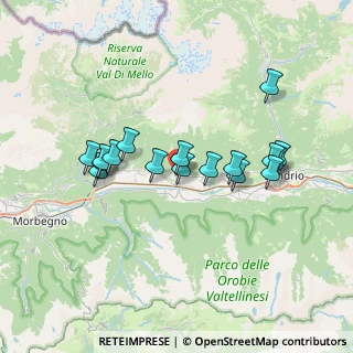 Mappa Via Singelle, 23010 Berbenno di Valtellina SO, Italia (6.33412)