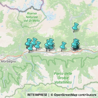 Mappa Via Postalesio, 23010 Berbenno di Valtellina SO, Italia (6.02294)