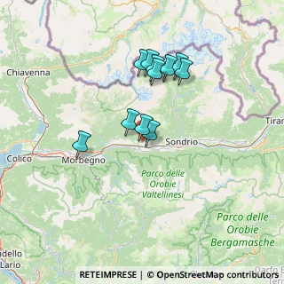 Mappa Via Postalesio, 23010 Berbenno di Valtellina SO, Italia (11.63636)