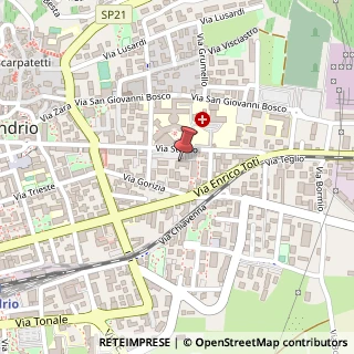 Mappa Via Stelvio, 30, 23100 Sondrio, Sondrio (Lombardia)