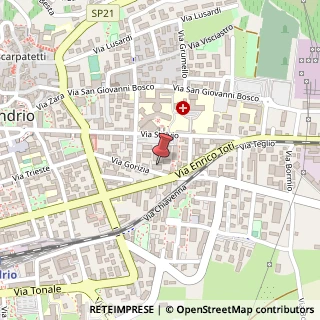 Mappa Via Gorizia, 33, 23100 Sondrio, Sondrio (Lombardia)