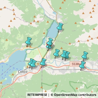 Mappa Strada Statale 36 del Lago di Como e dello Spluga, 23015 Dubino SO, Italia (3.5125)