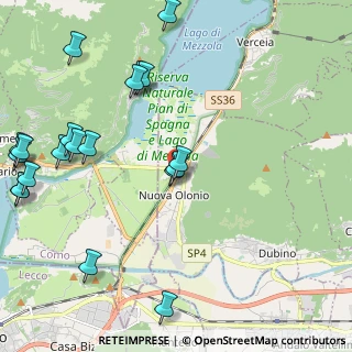 Mappa Strada Statale 36 del Lago di Como e dello Spluga, 23015 Dubino SO, Italia (2.7435)
