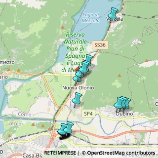 Mappa Strada Statale 36 del Lago di Como e dello Spluga, 23015 Dubino SO, Italia (2.4425)