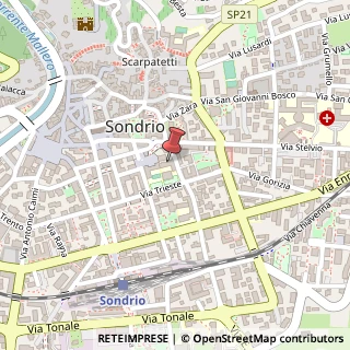 Mappa Via Colombaro, 8, 23100 Sondrio, Sondrio (Lombardia)