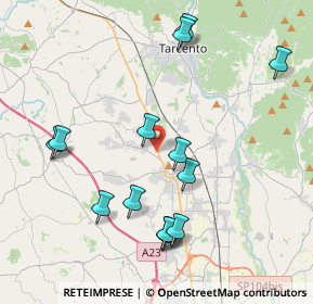 Mappa Via Gian Giacomo Marinoni, 33010 Cassacco UD, Italia (4.21214)