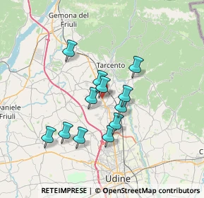Mappa Via Gian Giacomo Marinoni, 33010 Cassacco UD, Italia (5.52833)