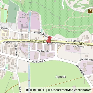 Mappa Via Francia, 4, 23100 Forcola, Sondrio (Lombardia)