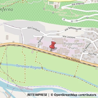 Mappa Via Stelvio, 13, 23020 Poggiridenti, Sondrio (Lombardia)