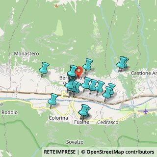 Mappa Via Ezio Vanoni, 23010 Berbenno di Valtellina SO, Italia (1.439)