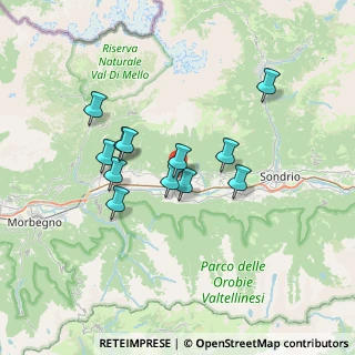 Mappa Via Ezio Vanoni, 23010 Berbenno di Valtellina SO, Italia (5.695)