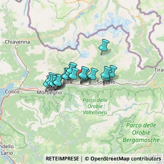 Mappa Via Ezio Vanoni, 23010 Berbenno di Valtellina SO, Italia (8.545)