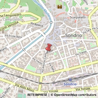 Mappa Via Ragazzi del '99, 19, 23100 Sondrio, Sondrio (Lombardia)