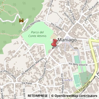 Mappa Via Umberto I, 30, 33085 Maniago, Pordenone (Friuli-Venezia Giulia)