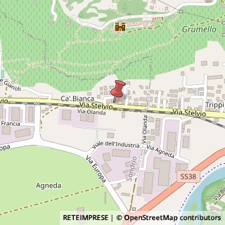 Mappa Via Stelvio, 39, 23100 Sondrio, Sondrio (Lombardia)