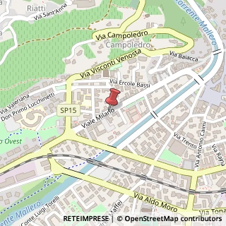 Mappa Viale Milano, 22, 23100 Sondrio, Sondrio (Lombardia)