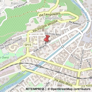 Mappa Viale Milano, 12, 23100 Forcola, Sondrio (Lombardia)