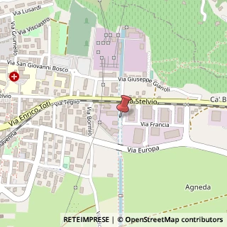 Mappa Via Francia, 12, 23100 Sondrio, Sondrio (Lombardia)