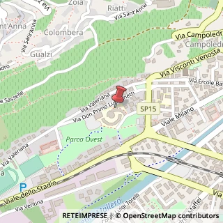 Mappa Via Don Lucchinetti, 3, 23100 Sondrio, Sondrio (Lombardia)