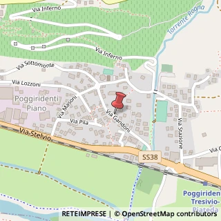 Mappa Via Gandoni, 44, 23020 Poggiridenti, Sondrio (Lombardia)