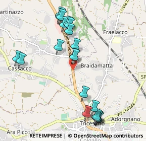 Mappa Strada Statale 13 Pontebbana, 33010 Cassacco UD, Italia (1.0895)