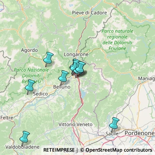 Mappa Via Calderai, 32014 Ponte nelle Alpi BL, Italia (11.11727)