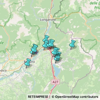 Mappa Via Calderai, 32014 Ponte nelle Alpi BL, Italia (4.35923)