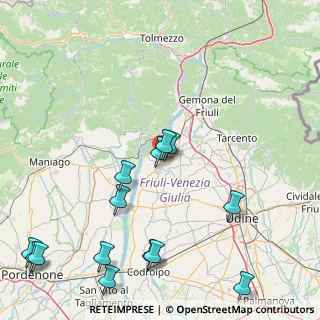 Mappa Via Regane, 33038 San Daniele del Friuli UD, Italia (21.35071)