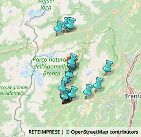 Mappa Via Ronch, 38086 Pinzolo TN, Italia (12.3615)