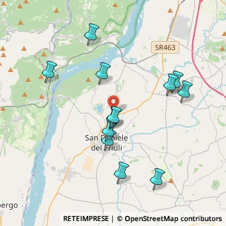 Mappa Via Colle Zenat, 33038 San Daniele del Friuli UD, Italia (3.89417)