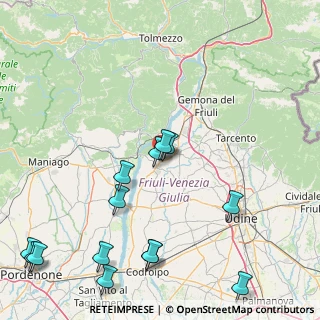 Mappa Via Colle Zenat, 33038 San Daniele del Friuli UD, Italia (21.42357)
