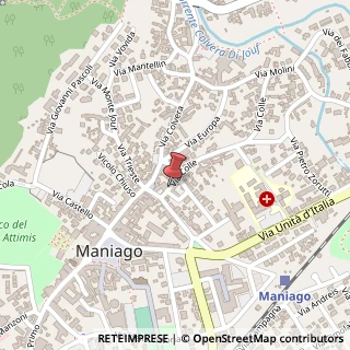 Mappa Via Colle, 8B, 33085 Maniago, Pordenone (Friuli-Venezia Giulia)