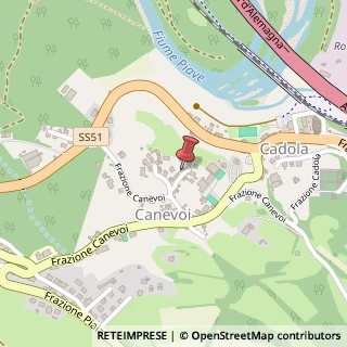 Mappa Frazione Canevoi, 27, 32014 Ponte nelle Alpi, Belluno (Veneto)