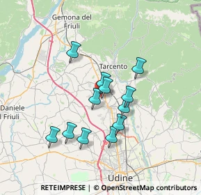 Mappa Via Sottocastello, 33010 Cassacco UD, Italia (5.58917)