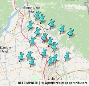 Mappa Via Sottocastello, 33010 Cassacco UD, Italia (6.475)