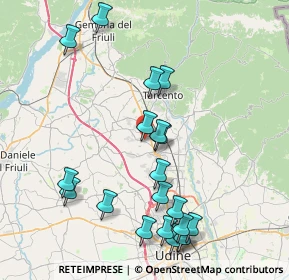 Mappa Via Sottocastello, 33010 Cassacco UD, Italia (8.804)