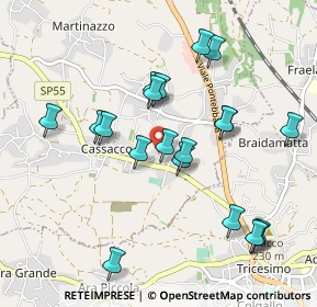 Mappa Via Sottocastello, 33010 Cassacco UD, Italia (0.9555)