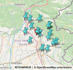 Mappa Via Sottocastello, 33010 Cassacco UD, Italia (10.50833)